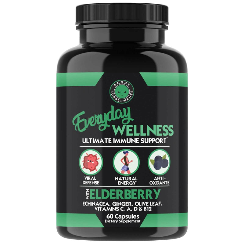 2-Pack: Everyday Wellness Immune Support with Elderberry and Vitamin C Wellness & Fitness - DailySale