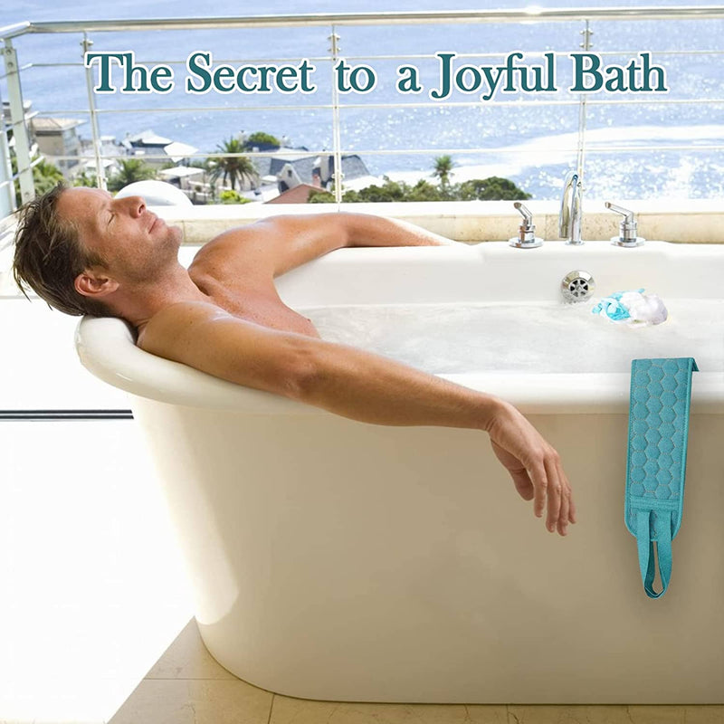 2-Pack: Exfoliating Body Scrubber Set Bath - DailySale