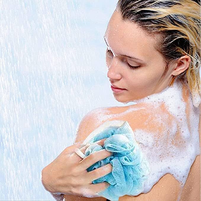 2-Pack: Exfoliating Body Scrubber Set Bath - DailySale