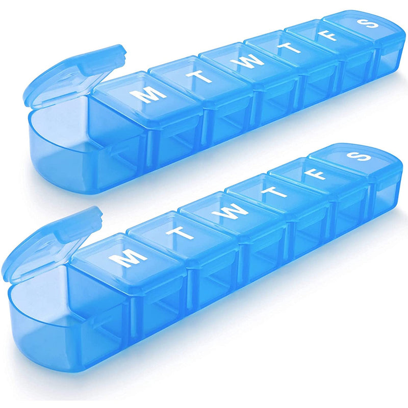 2-Pack: Extra Large Weekly Pill Organizer Wellness - DailySale