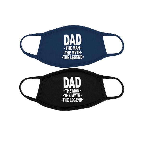 2-Pack: Fabric Non-Medical Dad Masks Wellness & Fitness Dad - DailySale
