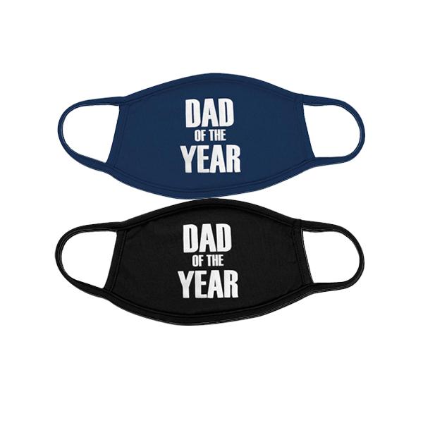 2-Pack: Fabric Non-Medical Dad Masks Wellness & Fitness Dad of the Year - DailySale