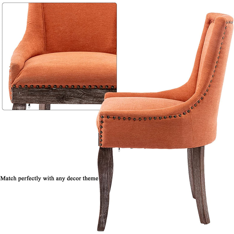2-Pack: Fabric Upholstered Side Chairs Set