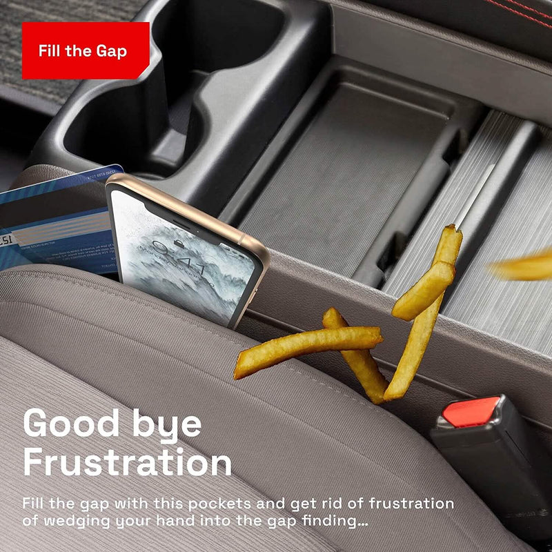 2-Pack: Gap Filler Car Seat Organizer Automotive - DailySale