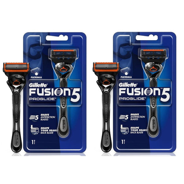 2-Pack: Gillette Fusion5 ProGlide Men's Razor Handle & 1 Blade Refill Men's Grooming - DailySale