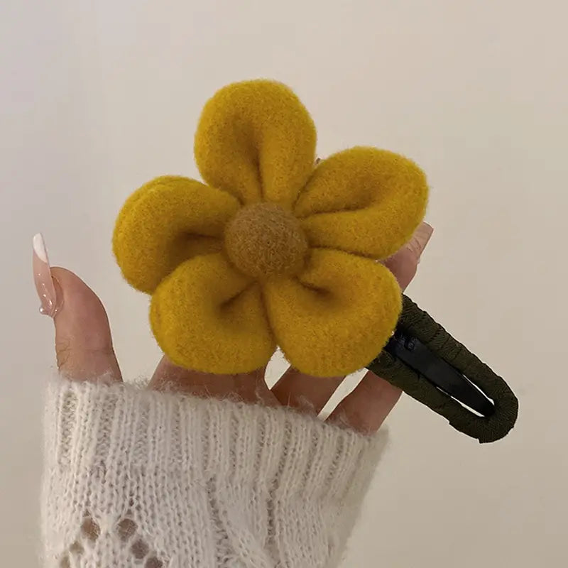 2-Pack: Gorgeous Plush Flower Hairpin Women's Shoes & Accessories - DailySale