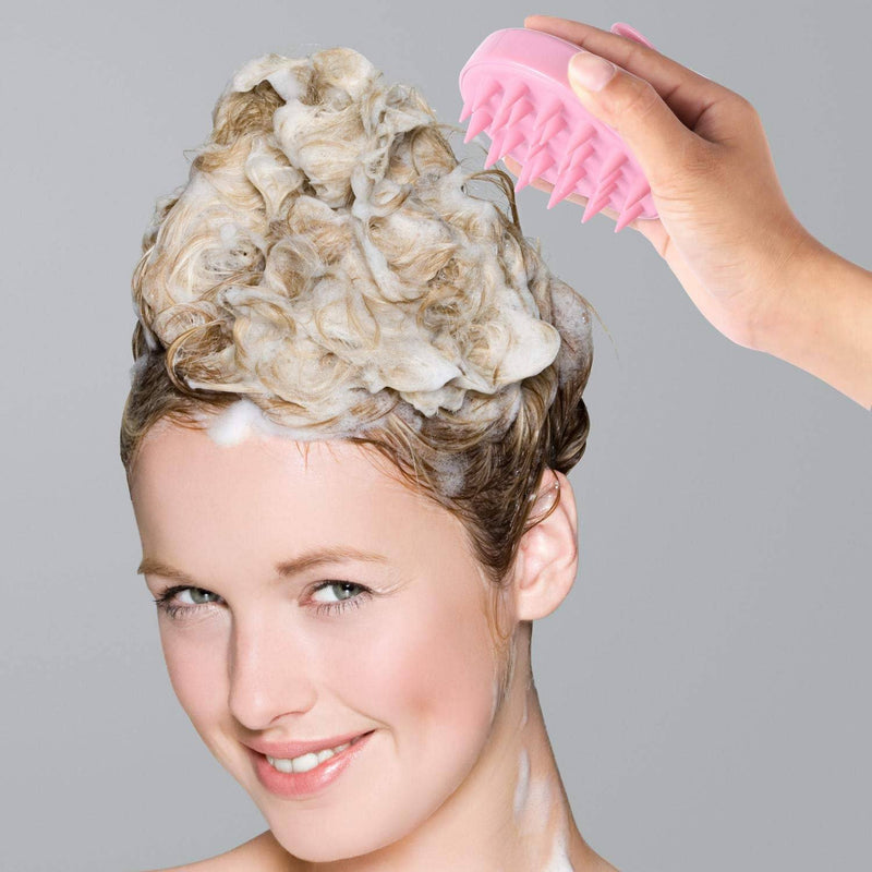 2-Pack: Hair Scalp Massager Soap Shampoo Brush for Men, Women, and Pets Wellness - DailySale
