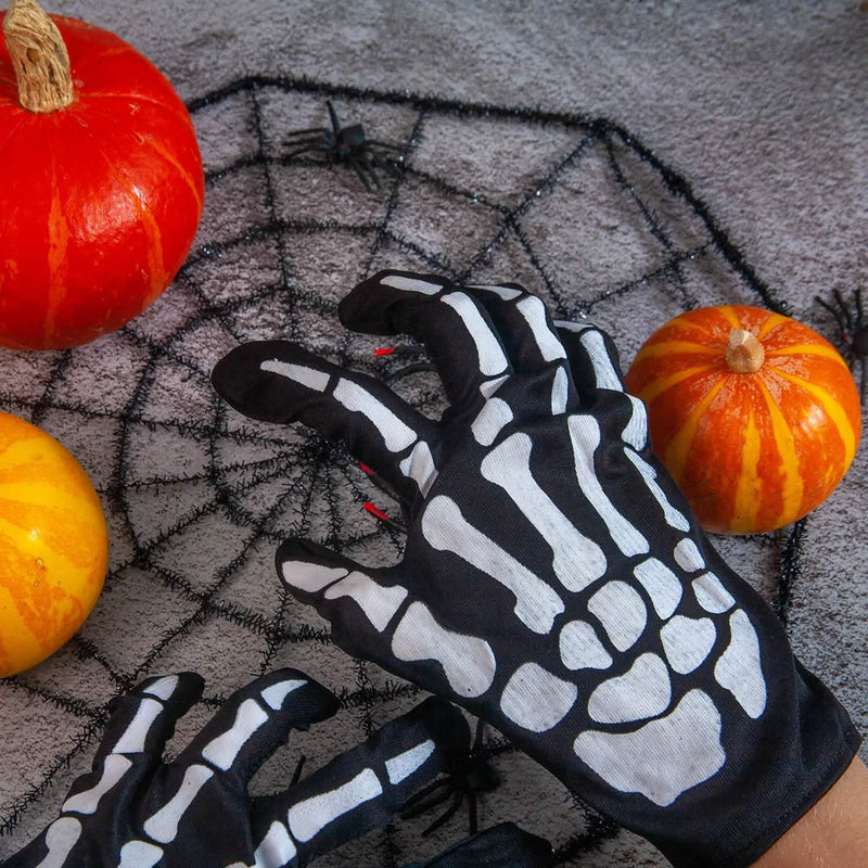 2-Pack: Halloween Special Glow In The Dark Gloves Holiday Decor & Apparel - DailySale
