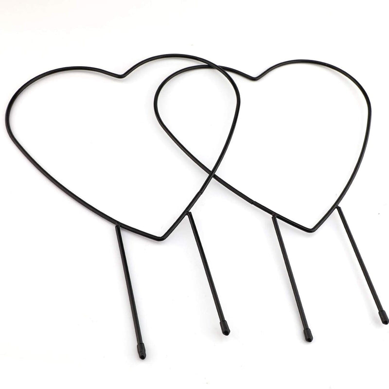 2-Pack: Heart-Shaped Plant Support Stake Garden & Patio - DailySale