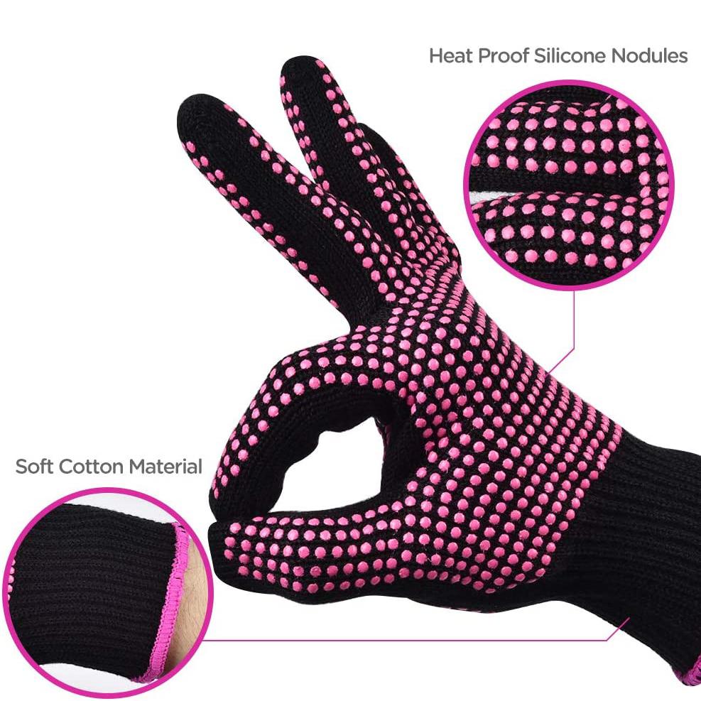 2-Pack: Heat Resistant Gloves with Silicone Bumps Beauty & Personal Care - DailySale