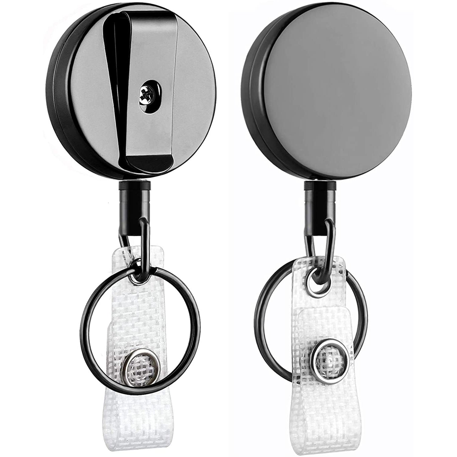 2-Pack: Heavy Duty Retractable Badge Holder Reel Everything Else - DailySale