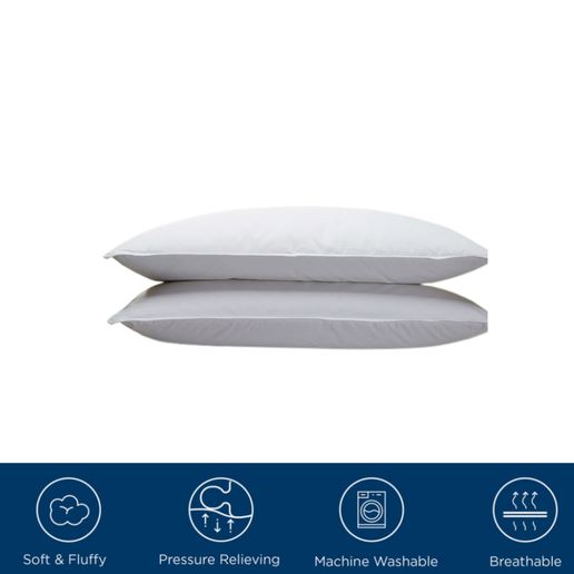 2-Pack: Hilton Hotel & Resort Collection Down-Alternative Pillow Bedding - DailySale