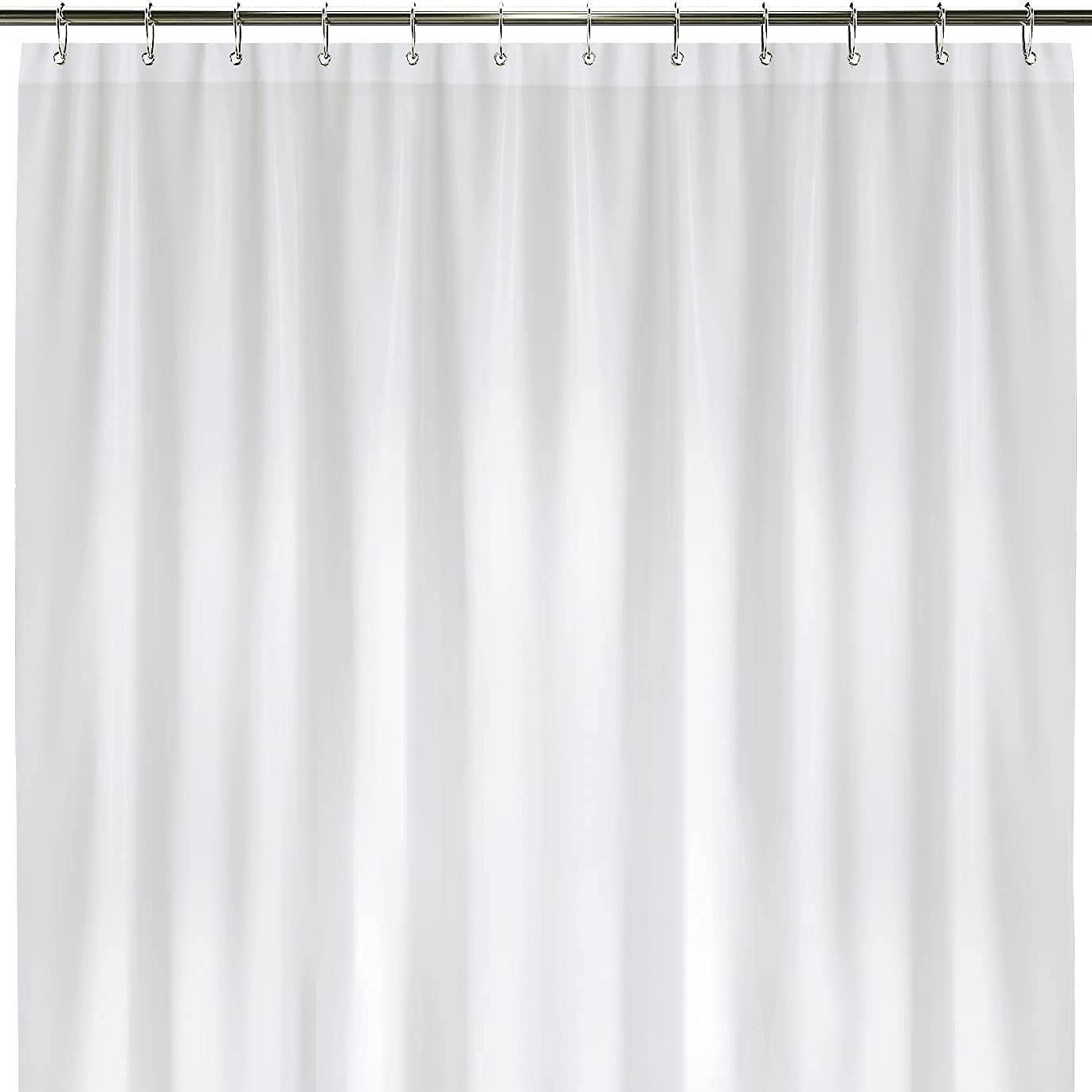 2-Pack: Hotel-Quality Heavy Shower Curtain Liner with Metal Grommets + Magnets Bath - DailySale