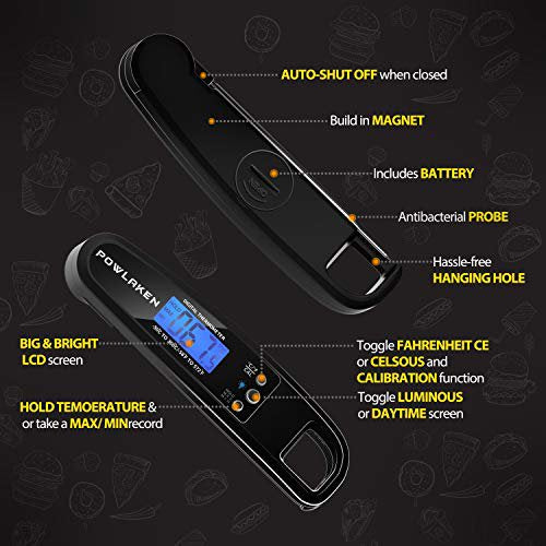 Up To 56% Off on Instant Read Meat Thermometer