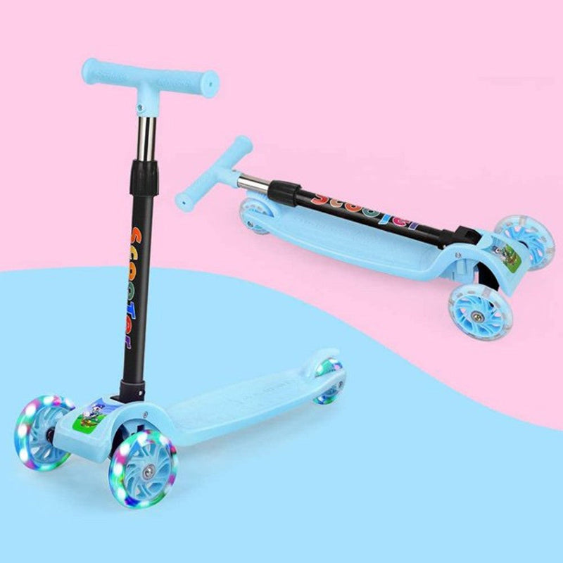 2-Pack: Kids T-Bar Scooter With Flashing Wheels Toys & Games - DailySale