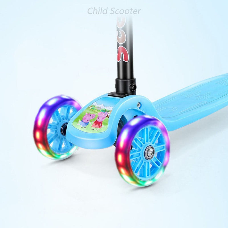2-Pack: Kids T-Bar Scooter With Flashing Wheels Toys & Games - DailySale