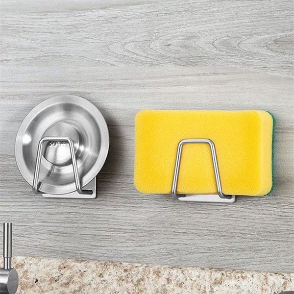 2-Pack: Kitchen Stainless Steel Sink Sponge Holder Kitchen Tools & Gadgets - DailySale