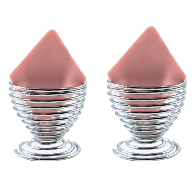 2-Pack: LanMa Beauty Sponge Blender Holder Beauty & Personal Care Silver - DailySale