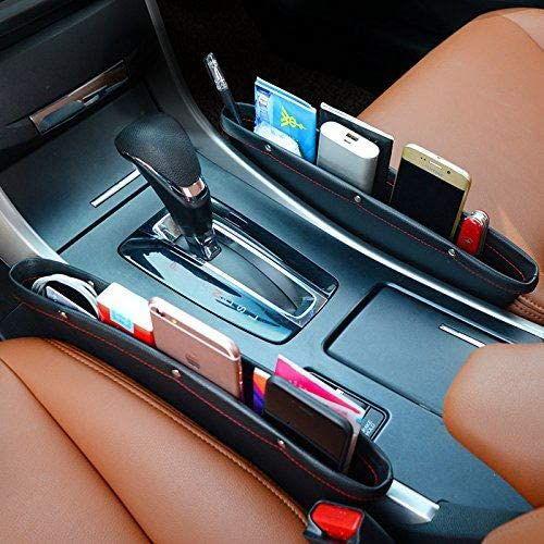 2-Pack: Leather Car Seat Organizer Automotive - DailySale