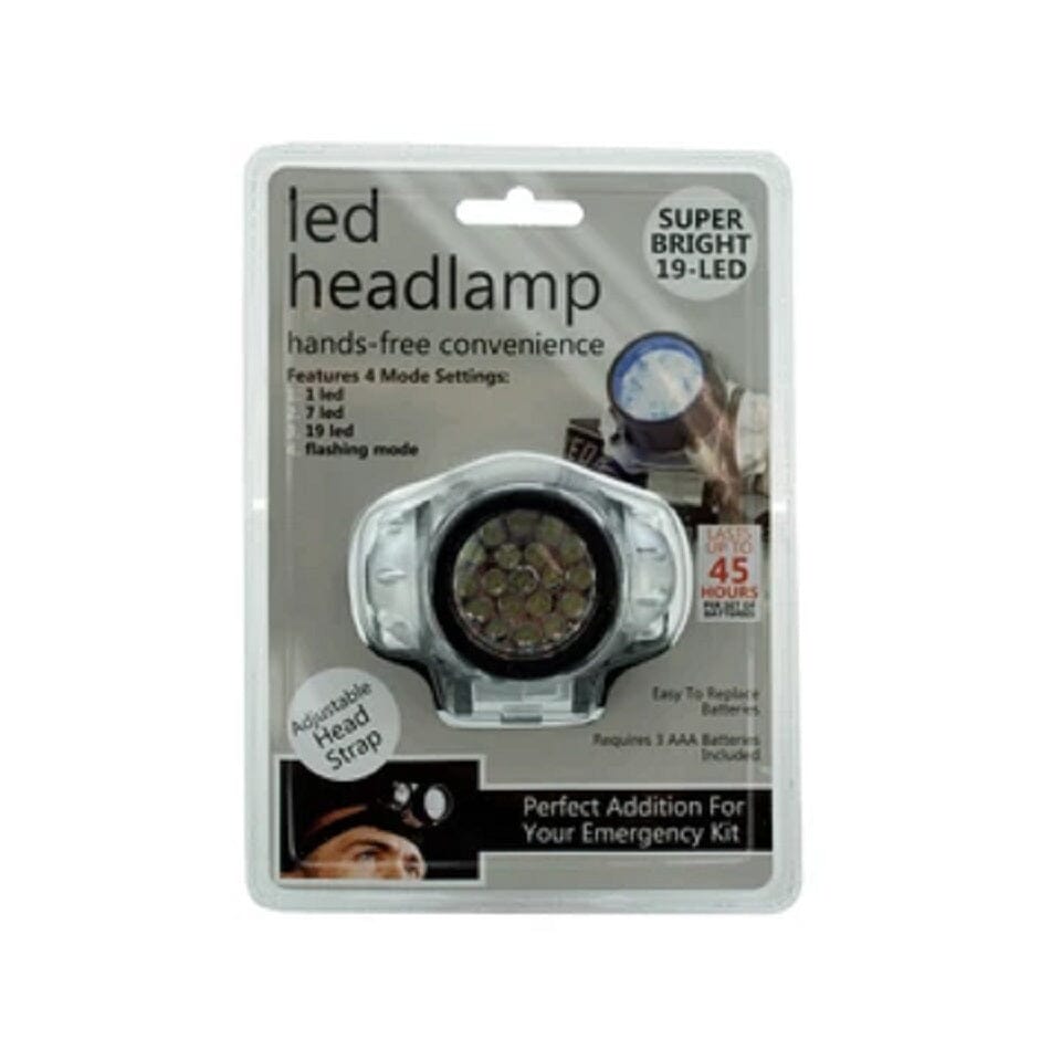 2-Pack: LED Headlamp with 4 Mode Settings Sports & Outdoors - DailySale