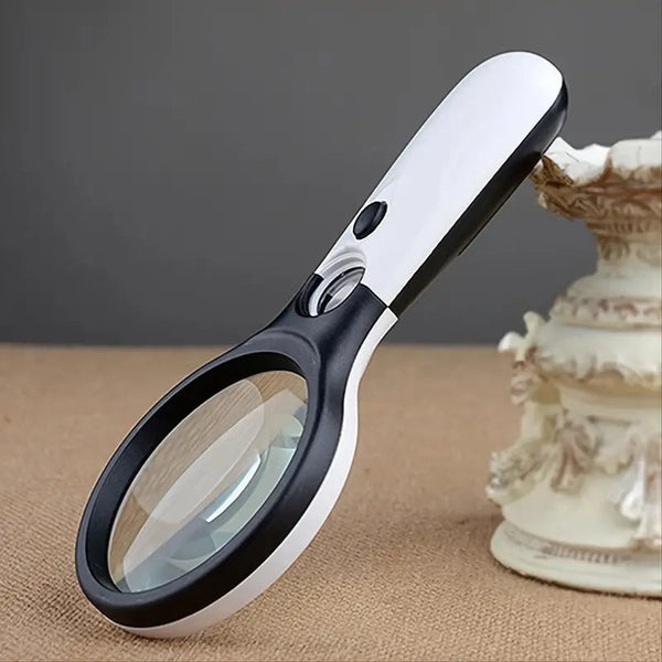Magnifying Glass with Light 30x 60x Powerful Magnifying Glass - Magnifying  Glass for Reading Large Magnifying Glass Hand Held Magnifying Glass