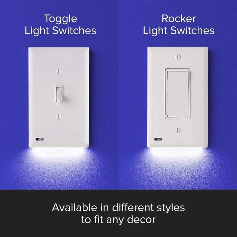 2 Pack: LED Mention Light Switch Plate Indoor Lighting - DailySale