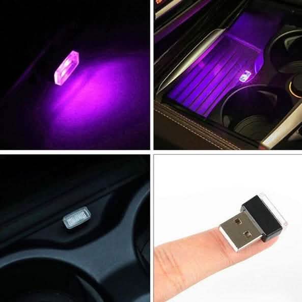 2-Pack: LED Mini Light Car Interior Wireless Atmosphere Light Automotive - DailySale