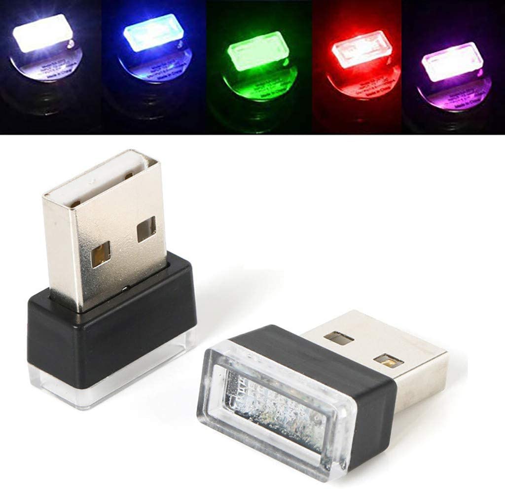 2-Pack: LED Mini Light Car Interior Wireless Atmosphere Light Automotive - DailySale