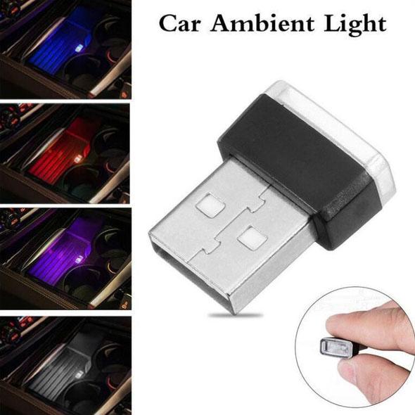 2-Pack: LED Mini Light Car Interior Wireless Atmosphere Light Automotive - DailySale