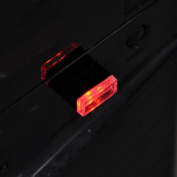2-Pack: LED Mini Light Car Interior Wireless Atmosphere Light Automotive Red - DailySale