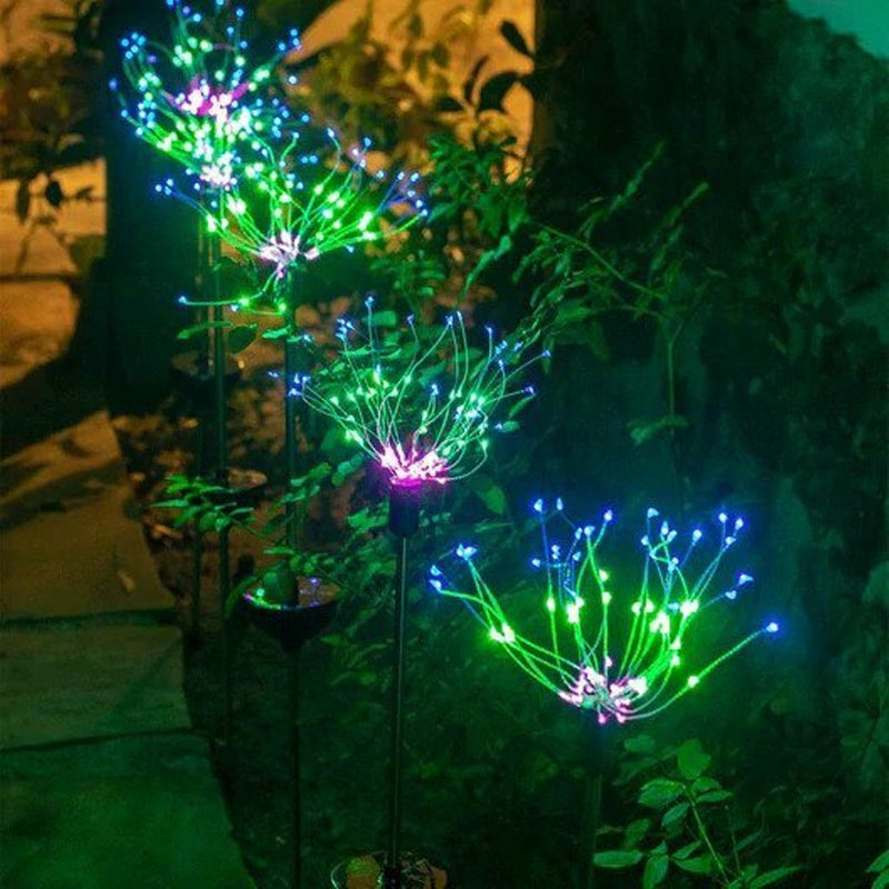 2-Pack: LED Solar Firework Garden Light Garden & Patio - DailySale