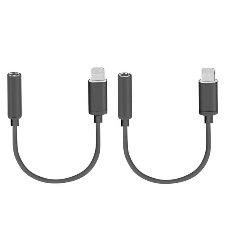 2-Pack: Lightning to Headphone Jack Adapter