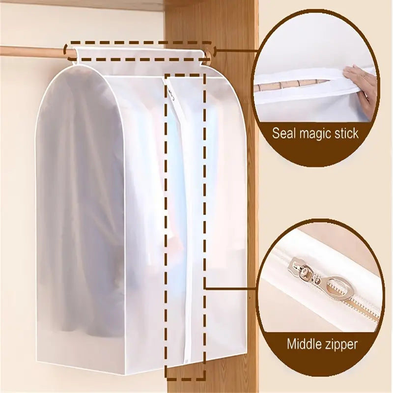 2-Pack: Lightweight Garment Cover Protector Closet & Storage - DailySale