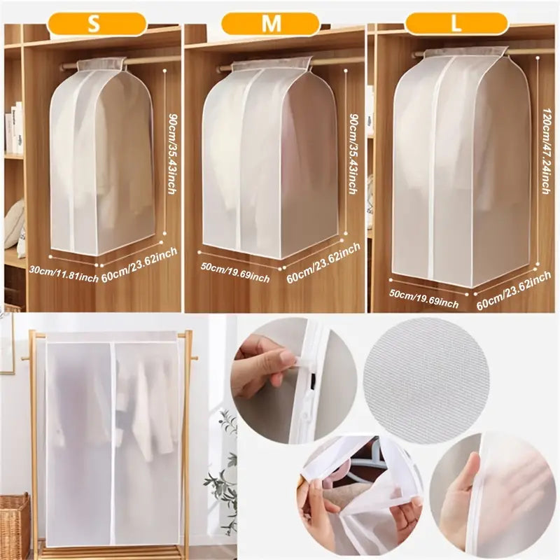 2-Pack: Lightweight Garment Cover Protector Closet & Storage - DailySale