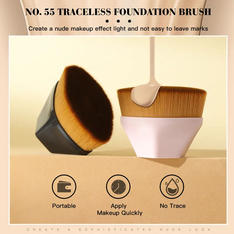 2-Pack: Liquid Foundation Makeup Brushes Beauty & Personal Care - DailySale