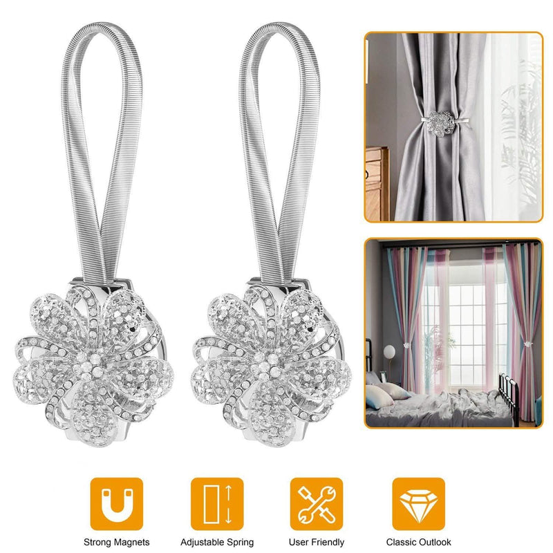 2-Pack: Magnetic Curtain Tiebacks Lighting & Decor - DailySale