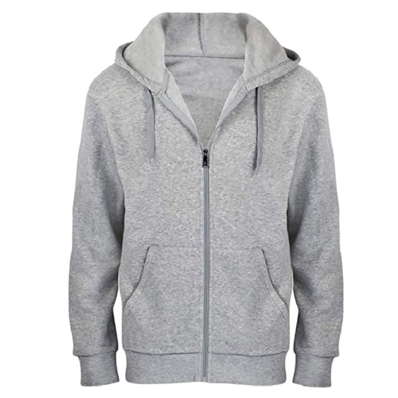 2-Pack: Men's Fleece Cotton Blend Full-Zip Hoodie Men's Outerwear - DailySale