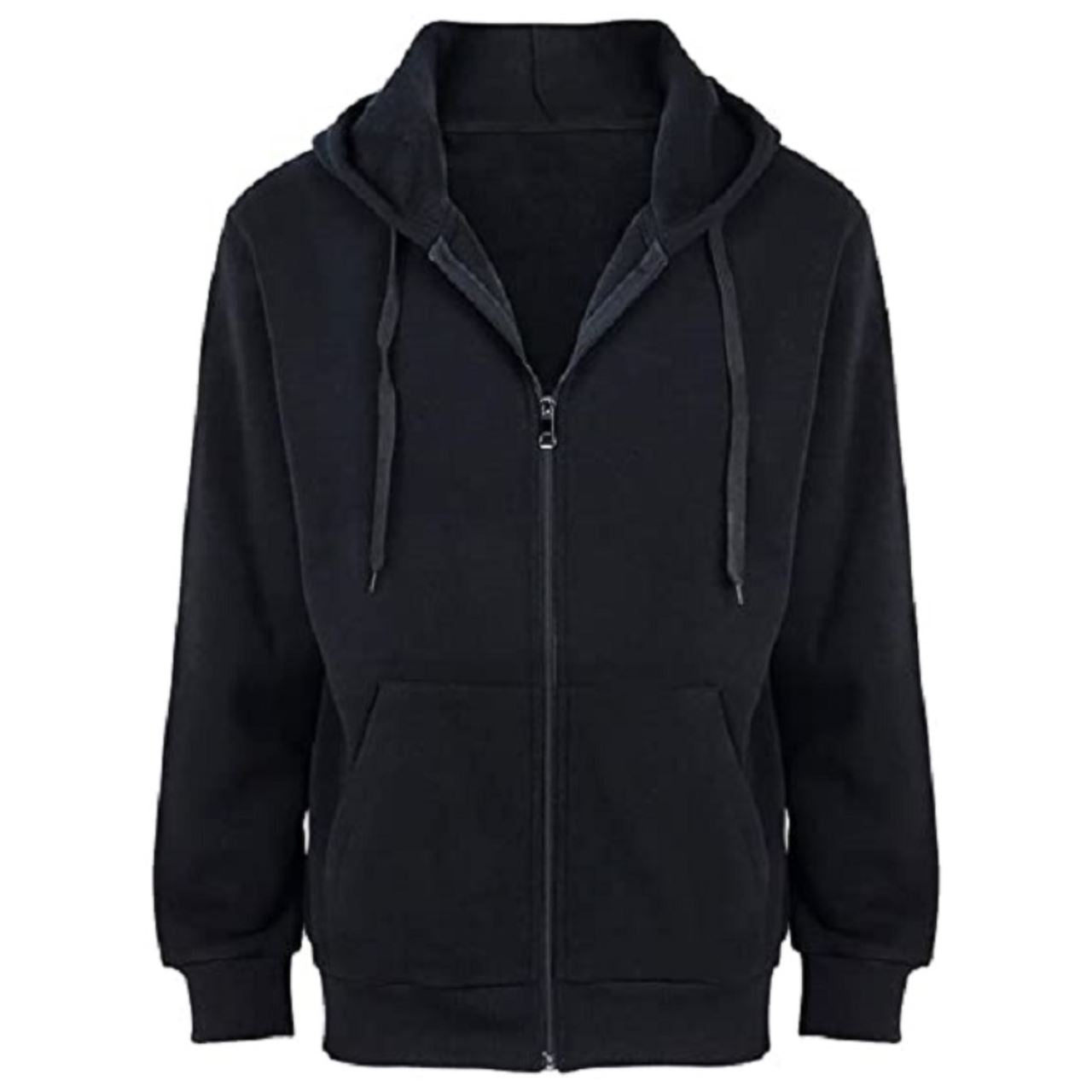 2-Pack: Men's Fleece Cotton Blend Full-Zip Hoodie Men's Outerwear - DailySale