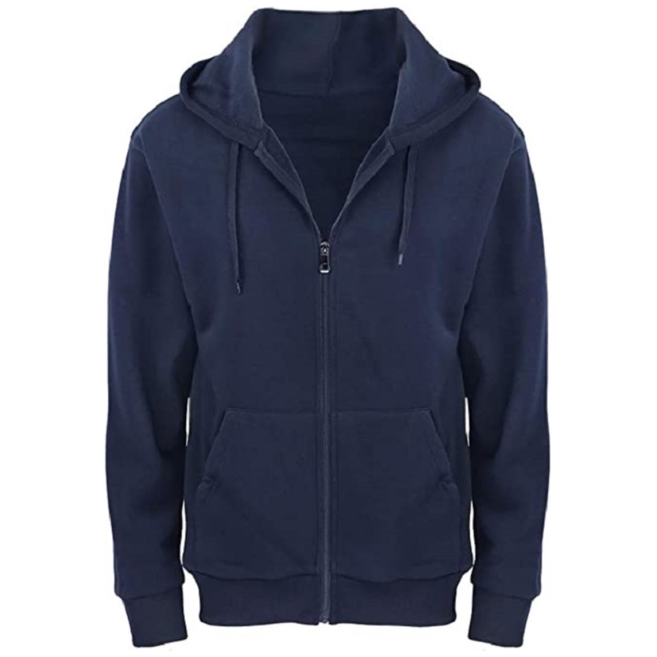 2-Pack: Men's Fleece Cotton Blend Full-Zip Hoodie Men's Outerwear - DailySale