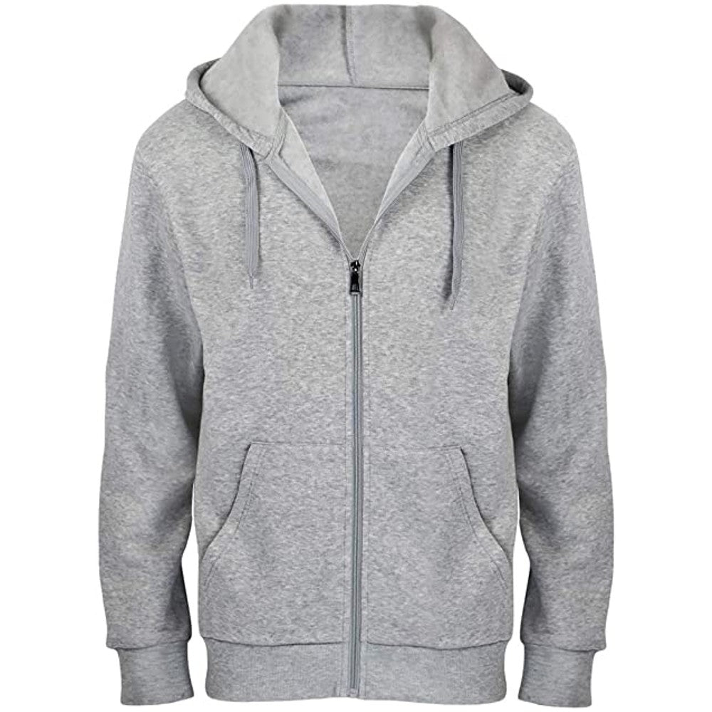 2-Pack: Men's Fleece Full-Zip Hoodies Men's Outerwear - DailySale