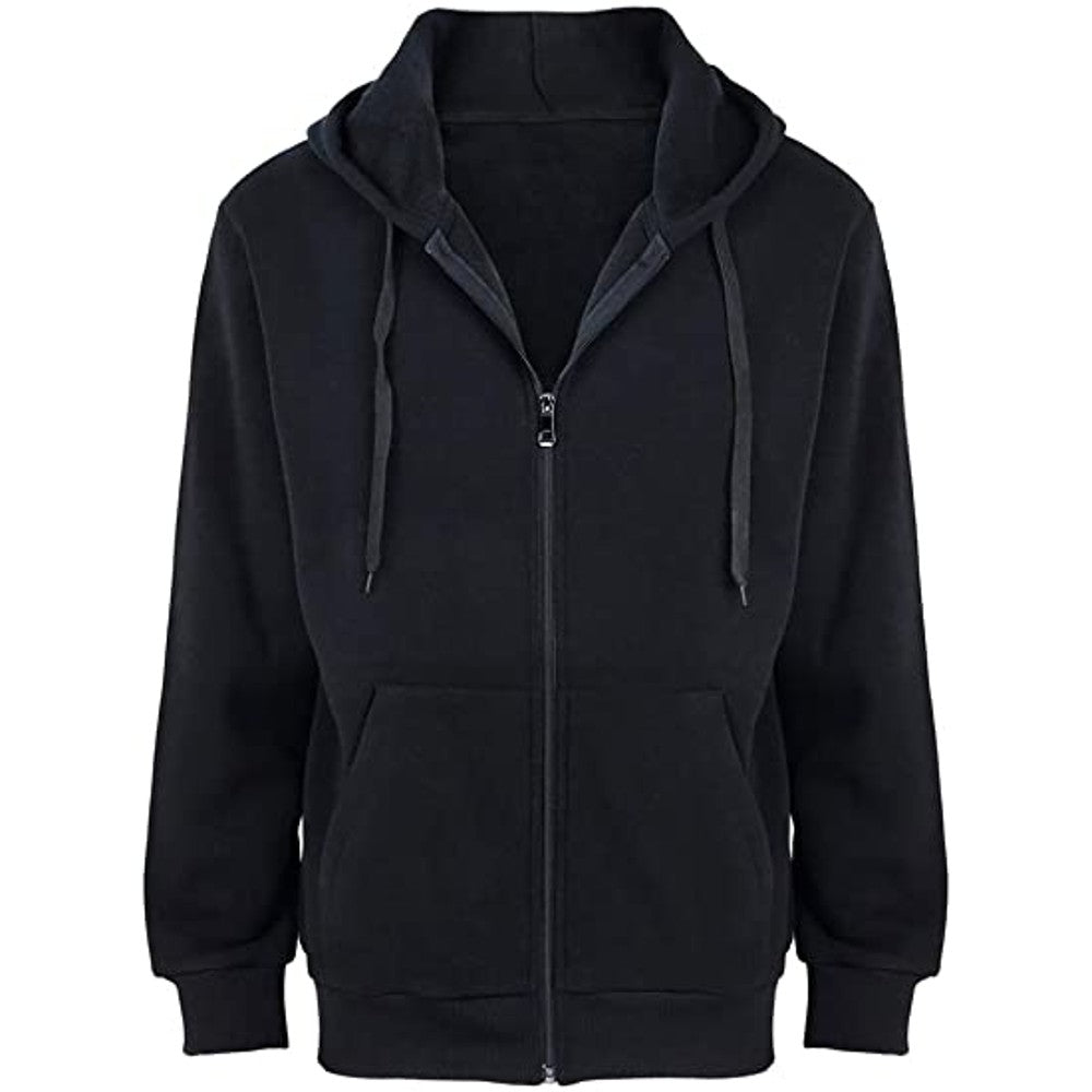 2-Pack: Men's Fleece Full-Zip Hoodies Men's Outerwear - DailySale