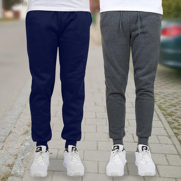 2-Pack: Men's Slim-Fit Fleece Jogger Sweatpants Men's Apparel - DailySale