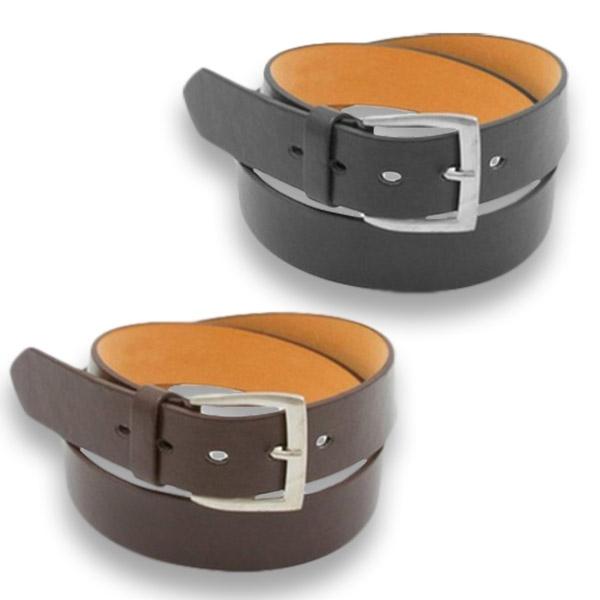 2-Pack: Men's Solid Belts - Size: 38-40 Men's Apparel - DailySale