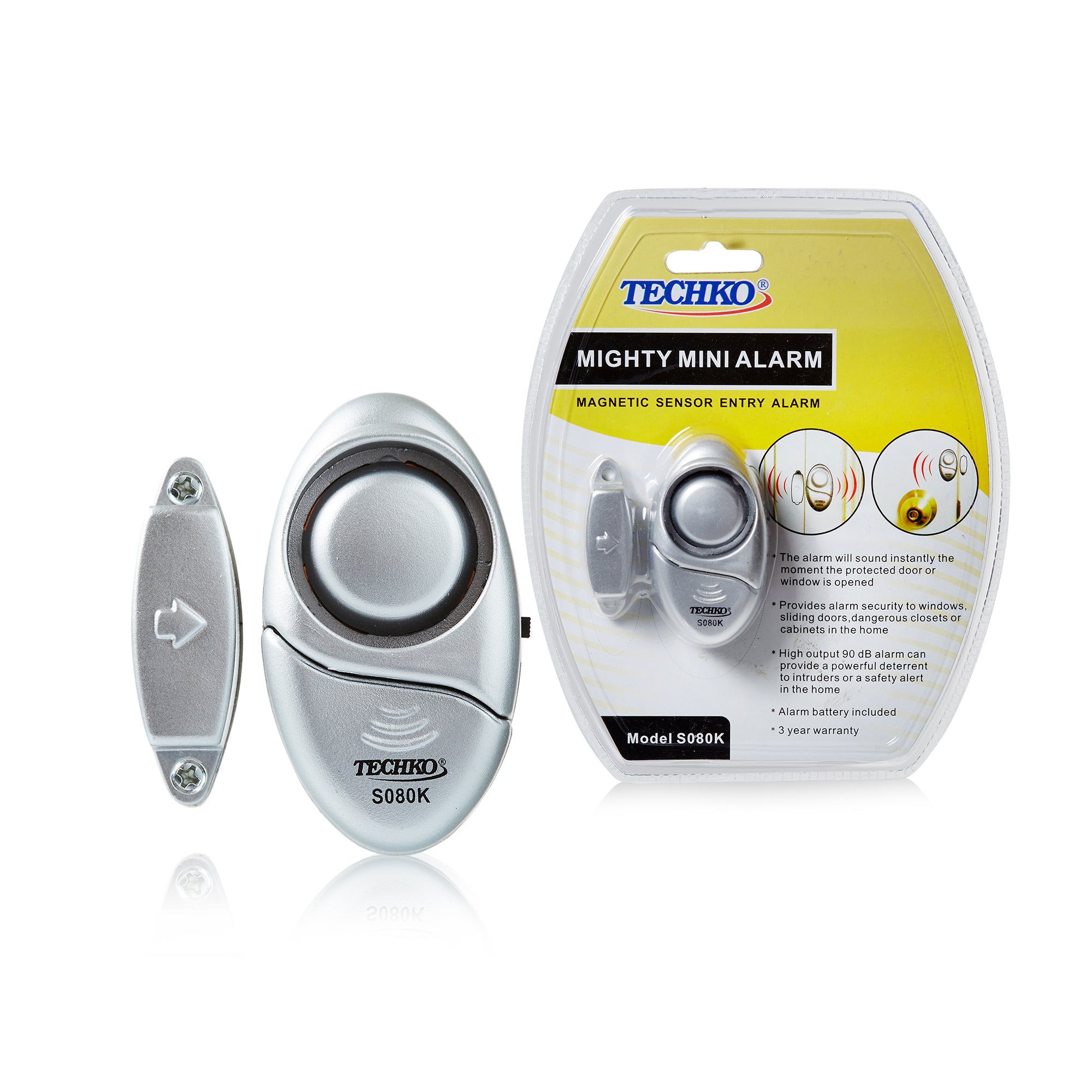 2-Pack: Mighty Mini Alarm for Doors & Windows Home Improvement - DailySale