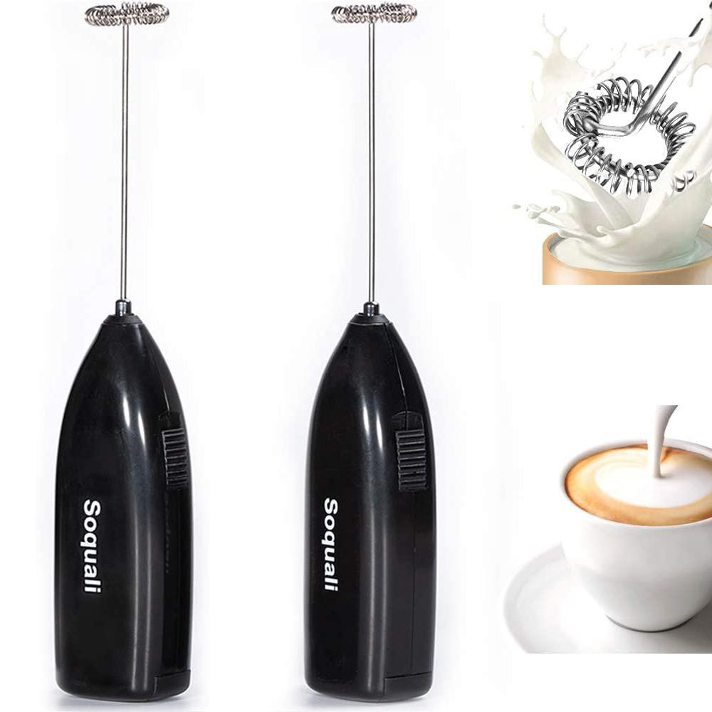 2-Pack: Milk Frother Handheld Battery Operated Kitchen & Dining - DailySale