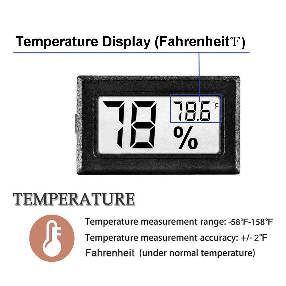 2-Pack: Mini Digital Hygrometer Gauge Indoor Thermometer Household Appliances - DailySale