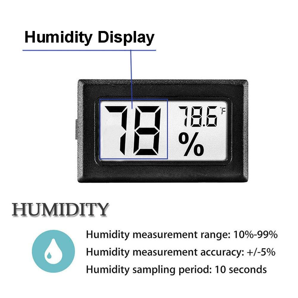 2-Pack: Mini Digital Hygrometer Gauge Indoor Thermometer Household Appliances - DailySale