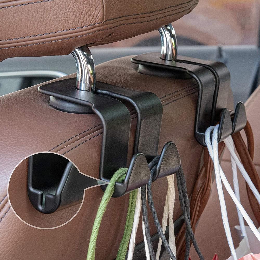 2 Pack: Multi-functional Vehicle Back Seat Hook Automotive - DailySale