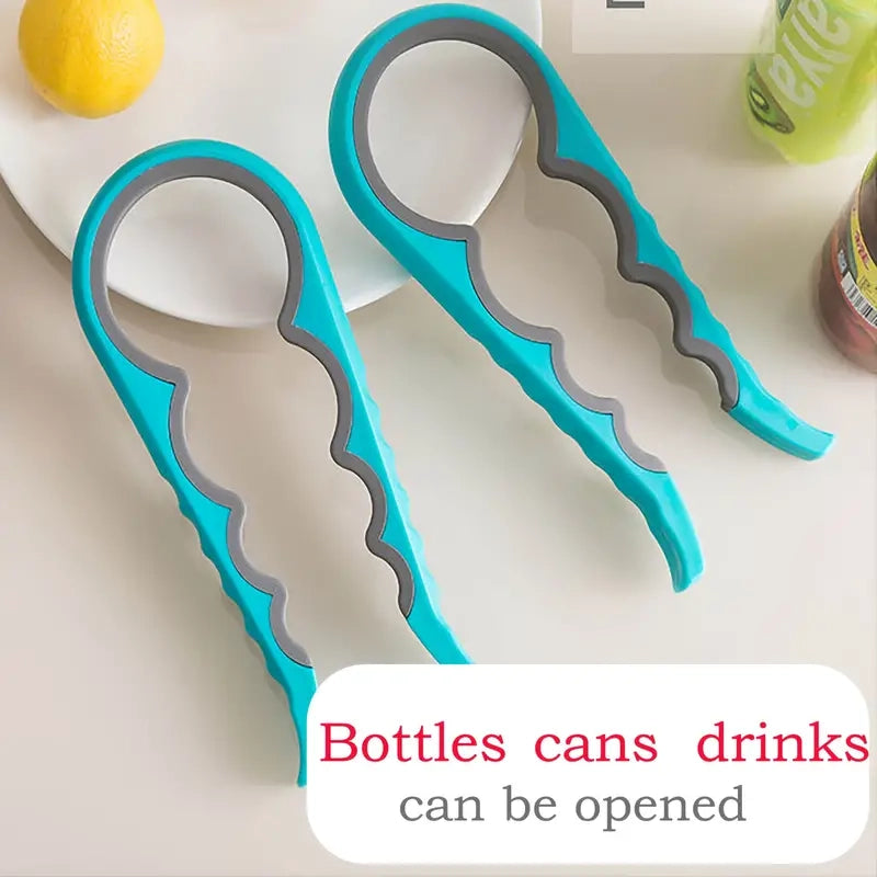 2-Pack: Multifunctional 4-in-1 Jar Opener for Arthritic Hands and Seniors