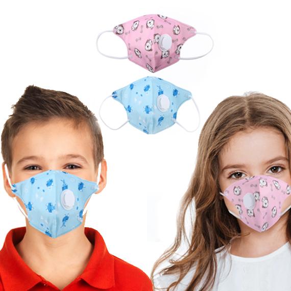 2-Pack: Multilayer Protective Respirator Safety Face Mask for Kids Wellness & Fitness - DailySale